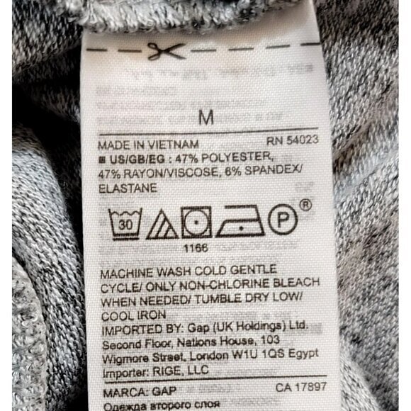 Gap Romper Playsuit Jumpsuit M Gray - Picture 9 of 10